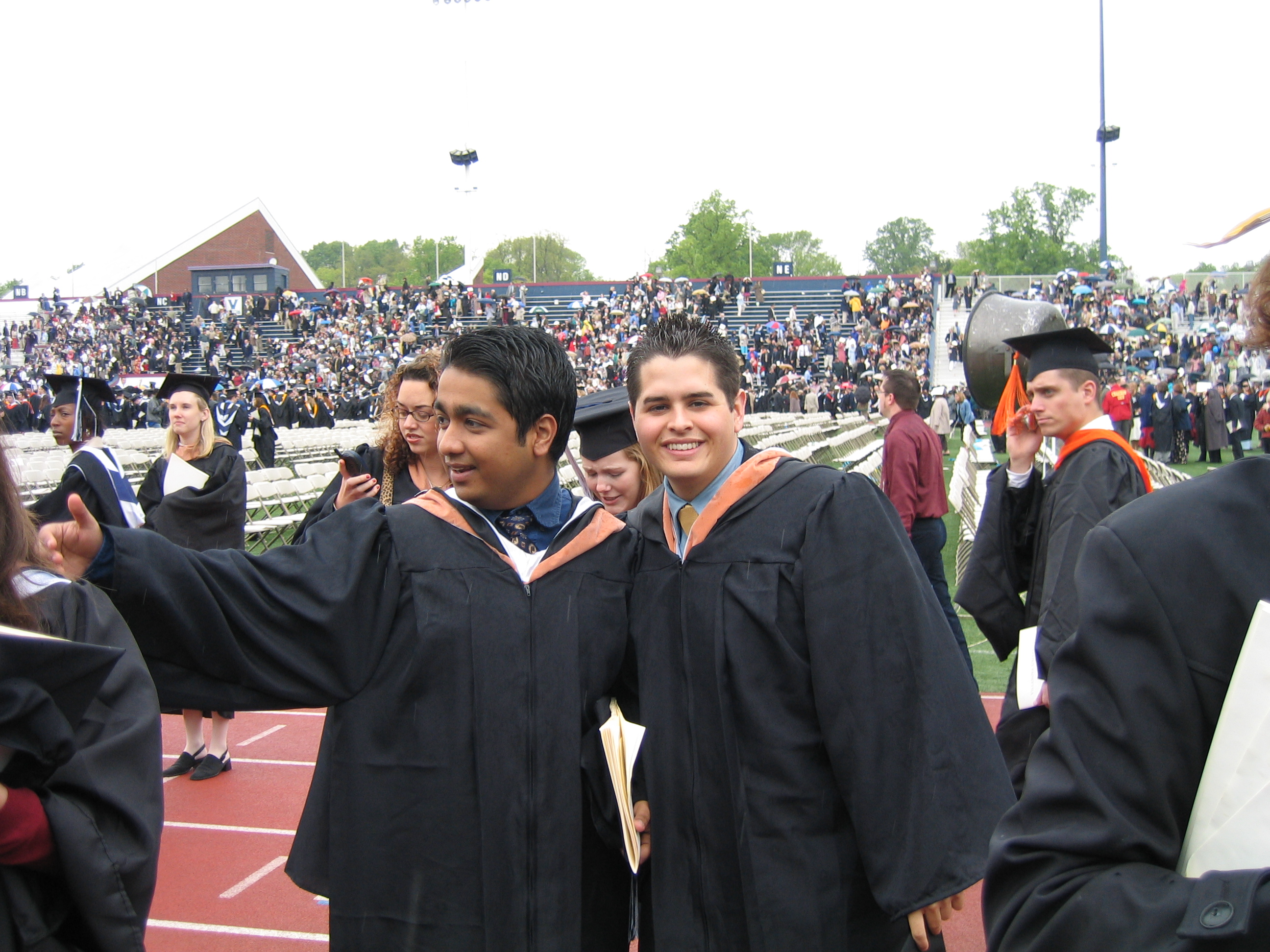 Vik Pant at his Villanova University graduation