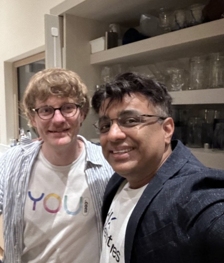 Richard Socher and Rajiv Pant